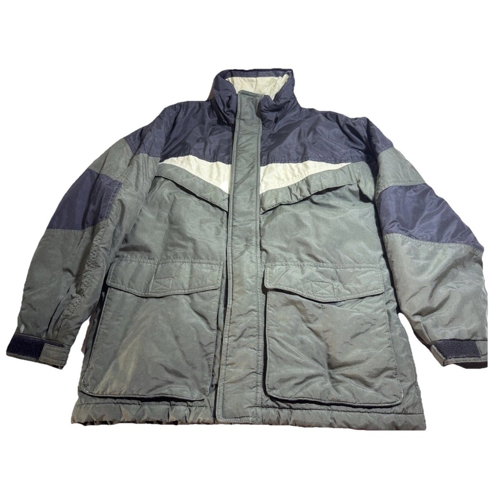 Club‎ Stone by Jonathan Stone jacket boys L 14-16 winter parka colorblock green